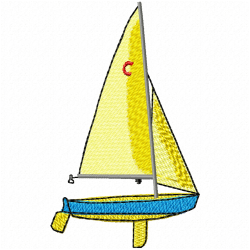 Boats Embroidery Design 10 Boats Embroidery Design 10